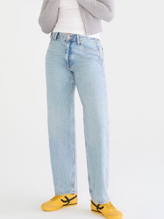 Aeropostale Denim - Aeropostale Light Wash Baggy Barrel High Rise Jeans